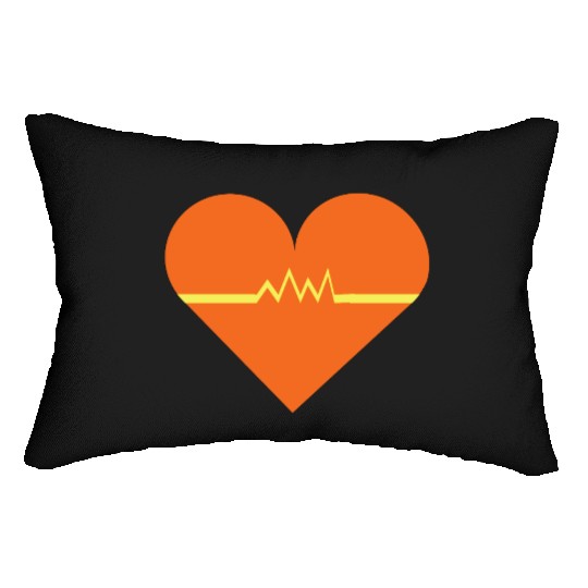 Heartbeat with Heart health care and Cardiac Lumbar Pillows