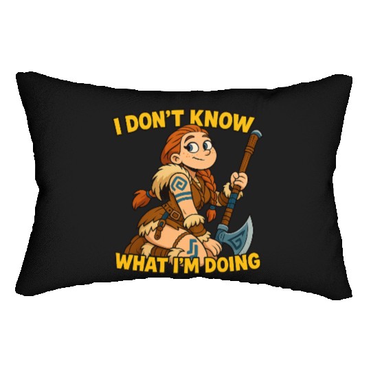 Medieval Knight, Wizard and Monster Lumbar Pillows