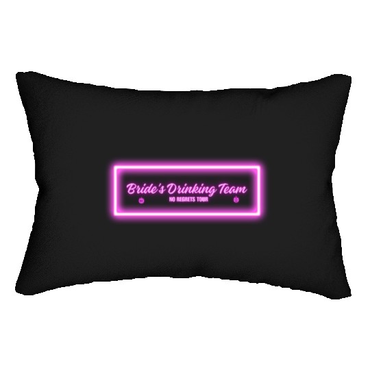 Bride's Drinking Team – No Regrets Tour Lumbar Pillows