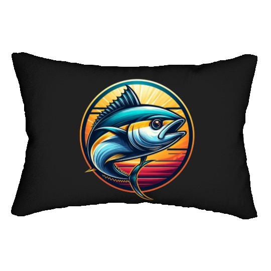 Yellowfin Tuna – Ocean Wanderer Lumbar Pillows