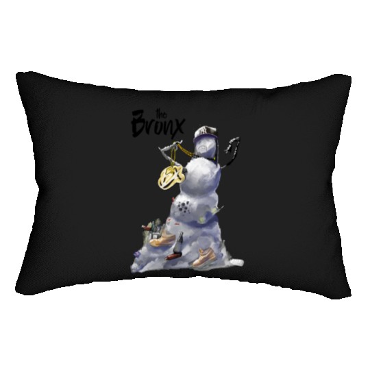 Bronx Snowman NYC Uptown Lumbar Pillows