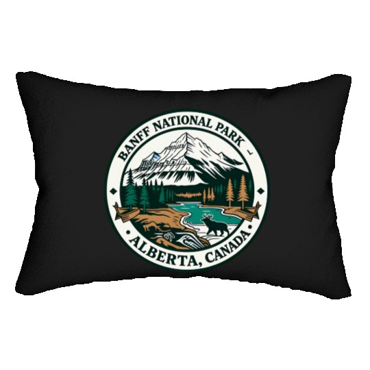 Banff National Park Alberta Canada Lumbar Pillows