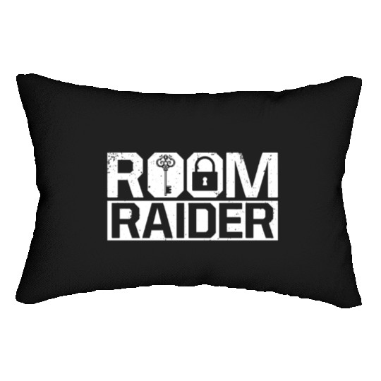Escape Room Room Raider Lumbar Pillows
