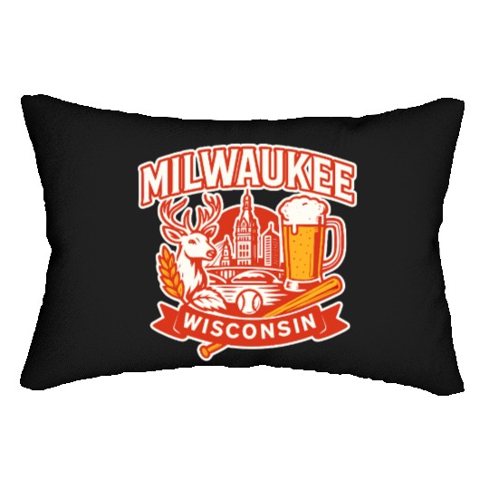 Milwaukee Wisconsin Lumbar Pillows