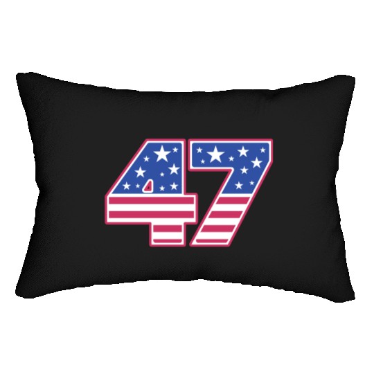Number 47 in Stars and Stripes Lumbar Pillows
