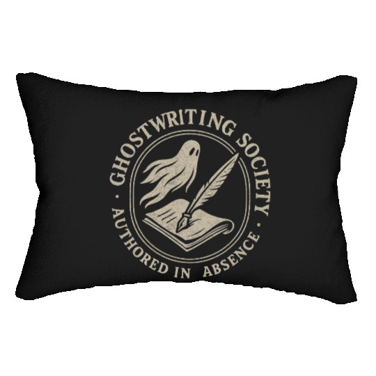 Ghostwriting Society Lumbar Pillows