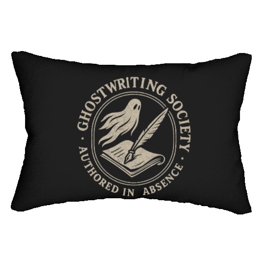 Ghostwriting Society Lumbar Pillows