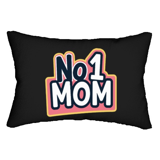Number 1 Mom - Colorful & Loving Mother's Day Lumbar Pillows