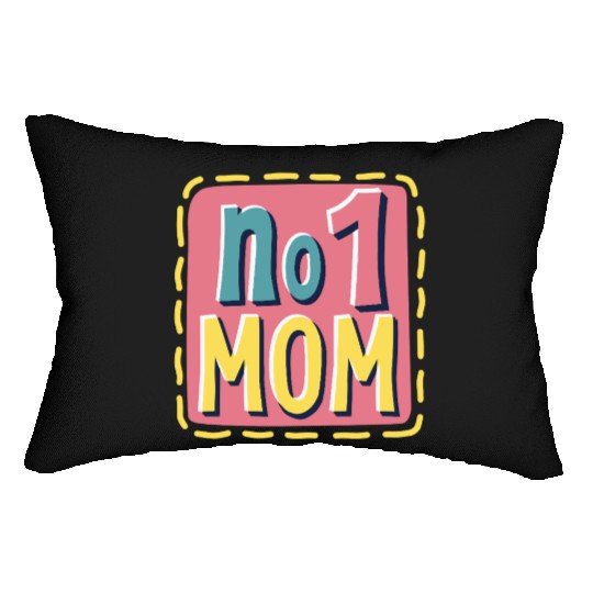 Number 1 Mom - Colorful & Loving Mother's Day Lumbar Pillows