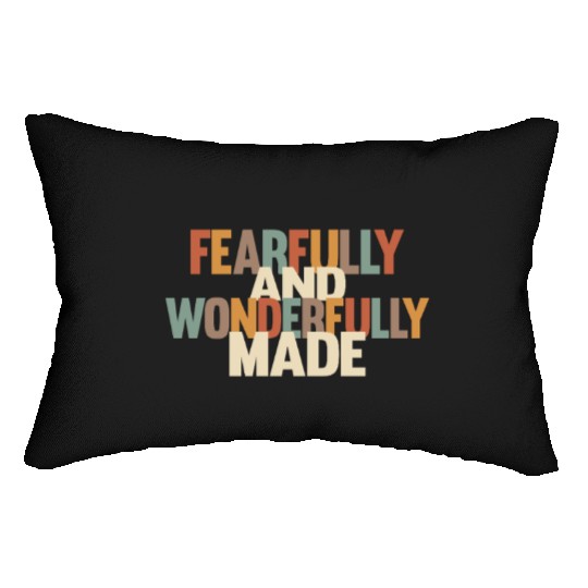 Fearfully and Wonderfully Made Lumbar Pillows