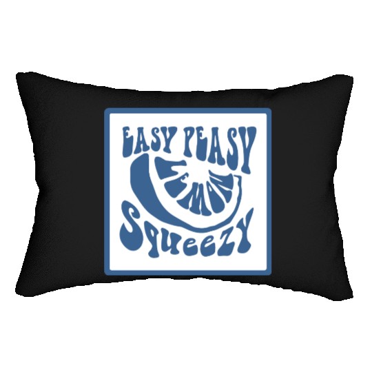 Easy Peasy Lemon Lumbar Pillows