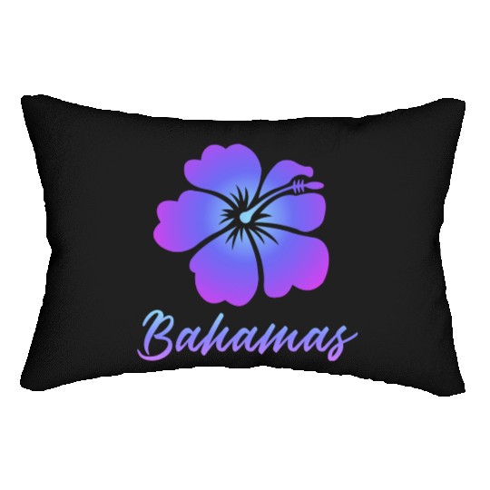 Bahamas Hibiscus Lumbar Pillows
