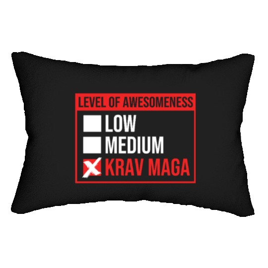 Krav Maga Israel Martial Arts Lumbar Pillows