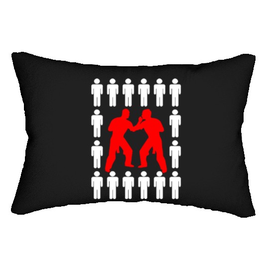 Krav Maga Israel Martial Arts Lumbar Pillows