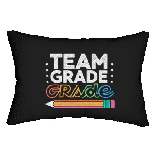 Team First Grade Lumbar Pillows | Back to School Lumbar Pillows