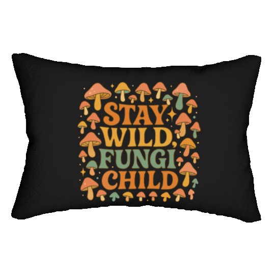 Stay Wild Fungi Child Lumbar Pillows