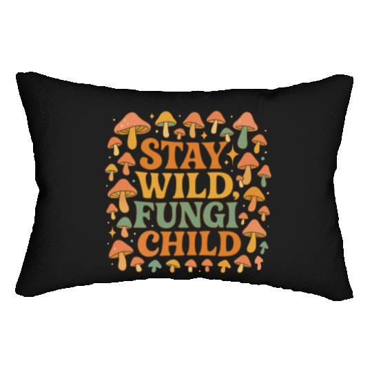 Stay Wild Fungi Child Lumbar Pillows