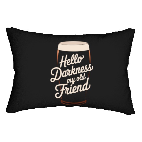 Hello Darkness My Old Friend Lumbar Pillows