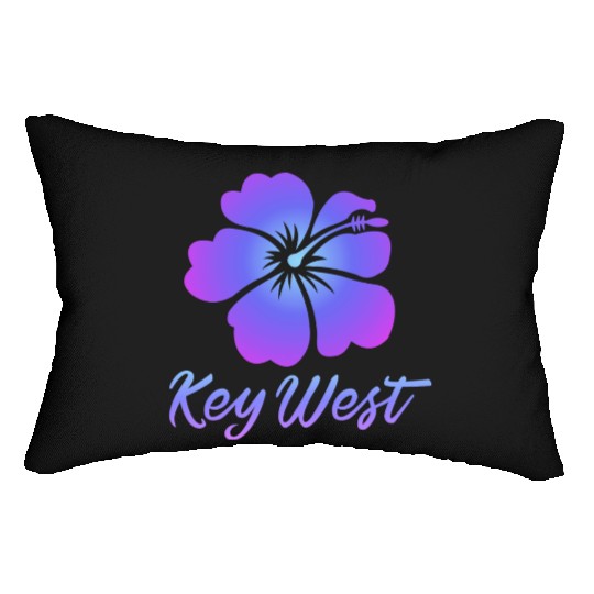 Key West Tropical Flower Lumbar Pillows