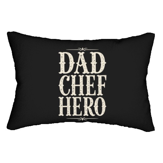Dad Chef Hero Lumbar Pillows