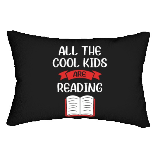 Reading Teacher Library Book Lumbar Pillows