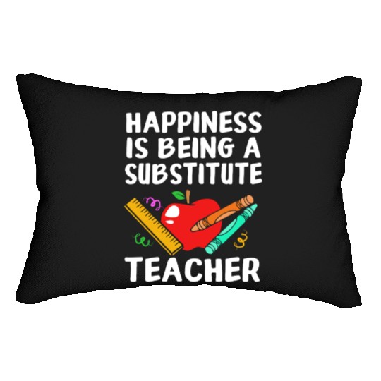 Substitute Teacher Back To School Lumbar Pillows