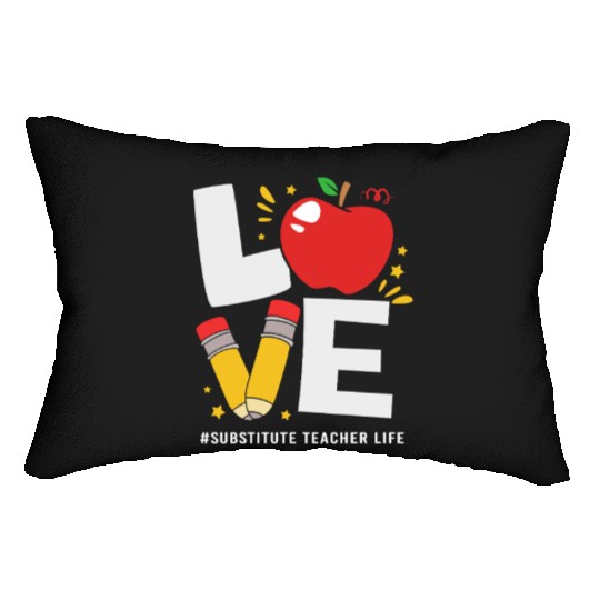 Substitute Teacher Back To School Lumbar Pillows