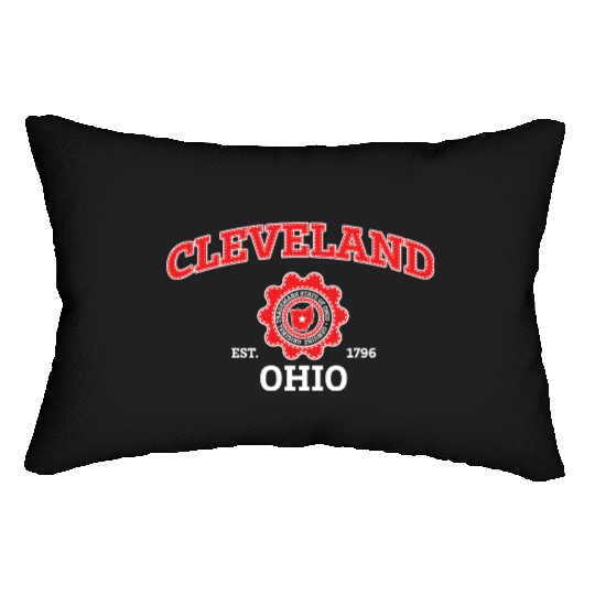 Cleveland Ohio Pride - Hometown Ohio Lumbar Pillows