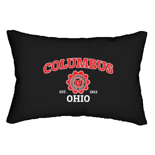 Columbus Ohio Pride - Hometown Ohio Lumbar Pillows