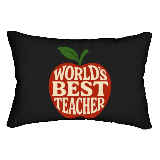 Worlds Best Teacher Lumbar Pillows