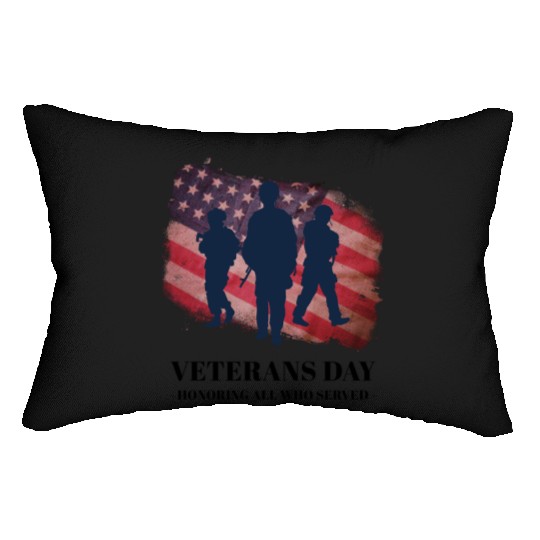 Memorial Day Patriotic Lumbar Pillows