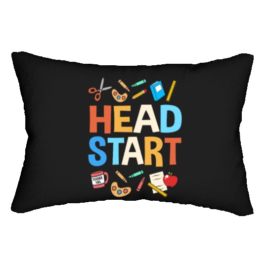 Head Start Crew School Teacher Lumbar Pillows