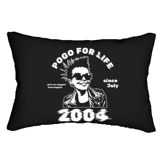 21st birthday Pogo for life since 07/2004 Lumbar Pillows