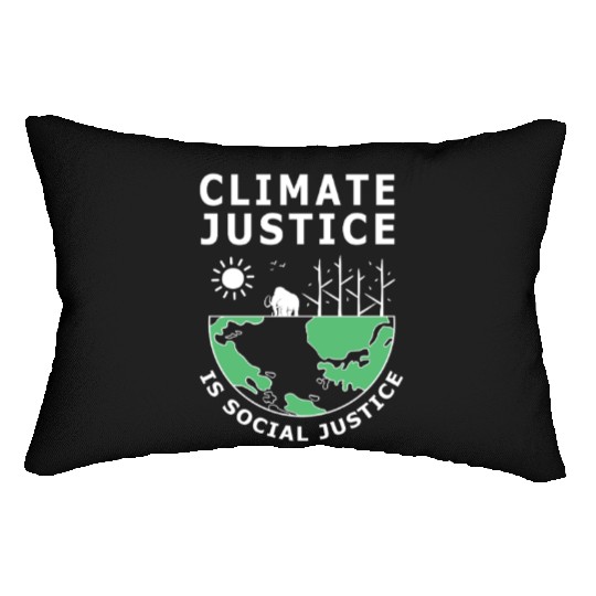 Climate Change Science Earth Day Lumbar Pillows