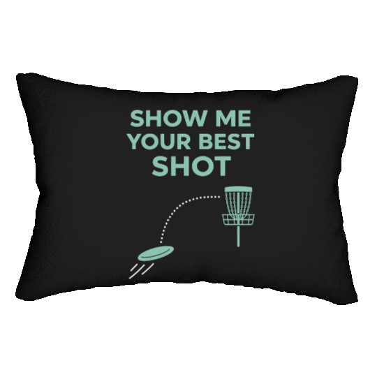 Disc Golf Coach Lumbar Pillows Disc Golf Instructor Frisbee