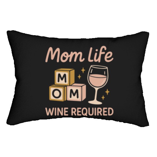 Single Mom Life Chaos Coordinator Wine Coffee Lumbar Pillows