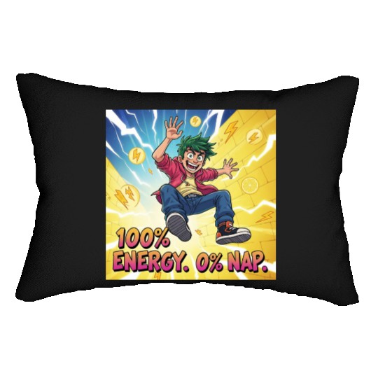 Lemon Bolt No Sleep. Just Zaps Lumbar Pillows