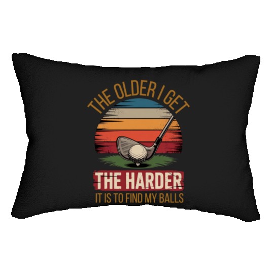 Golf Funny Dad Joke Lumbar Pillows
