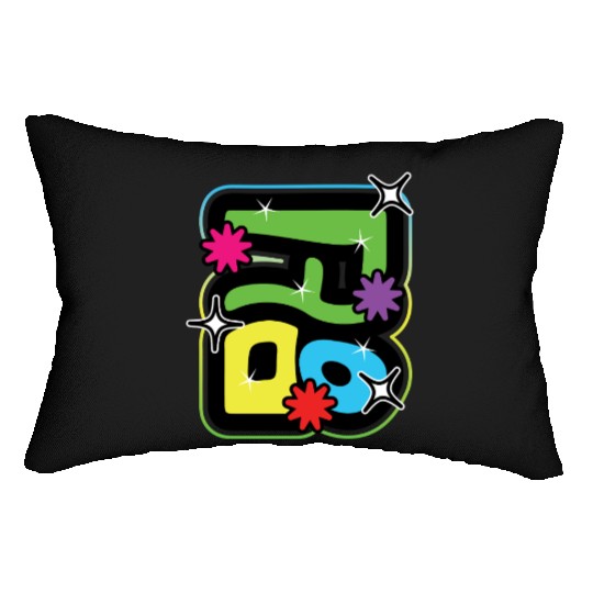 “Thank You” in Korean Hangul – Colorful & Playful Lumbar Pillows