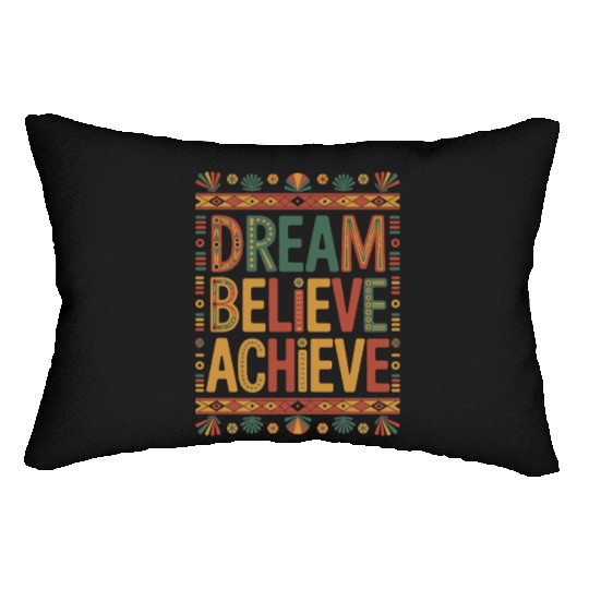 Dream Believe Archive, Juneteenth Celebration Lumbar Pillows