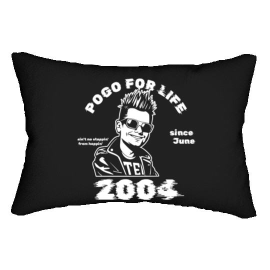 21st birthday Pogo for life since 06/2004 Lumbar Pillows