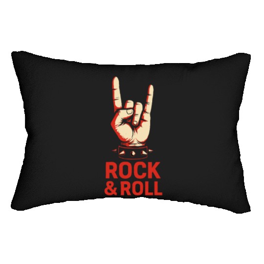 Rock & Roll Hand Sign Lumbar Pillows