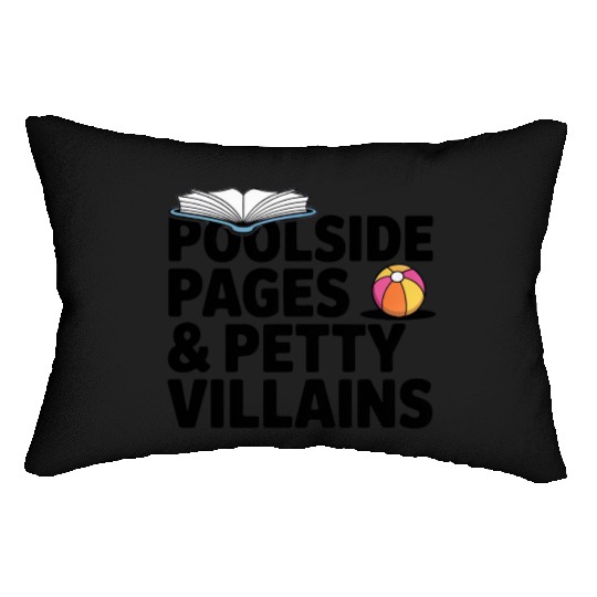 Poolside Pages Petty Villains Lumbar Pillows