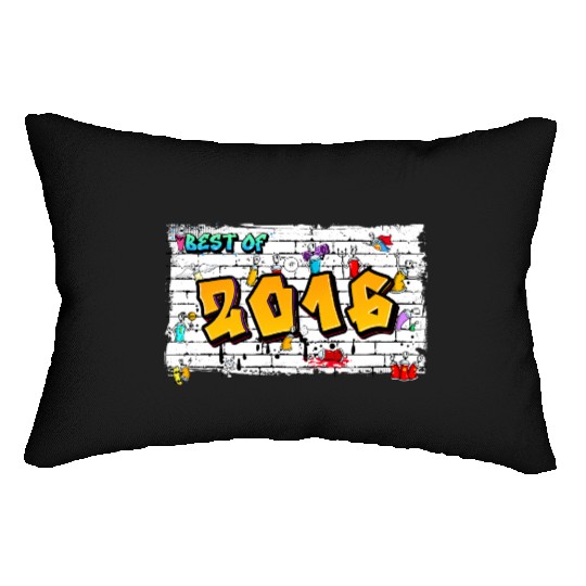 Urban Icon 2016 Graffiti – 9 Years of Bold Lumbar Pillows