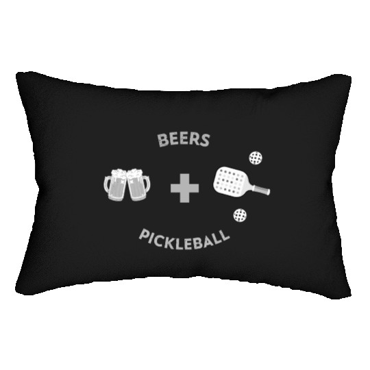 Pickleball Beers Lumbar Pillows