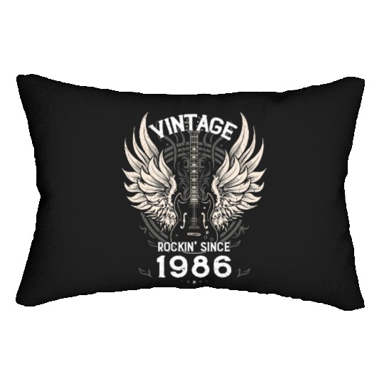 Vintage Rockin' Since 1986, 39 Years of Legendary Lumbar Pillows