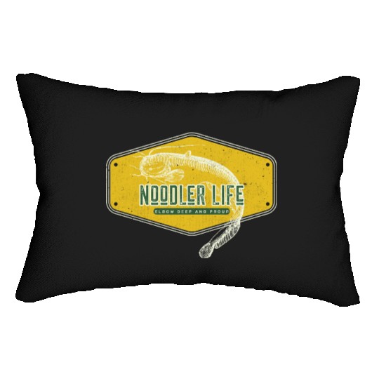 Elbow Deep Proud Noodle Life Lumbar Pillows