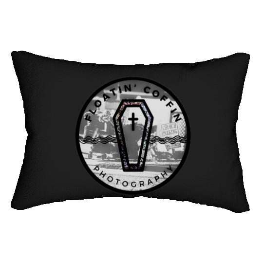 BlacknWhite Coffin Homeless Street Famiy Give Back Lumbar Pillows