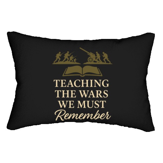 Military Historian Battlefield Research War Lumbar Pillows
