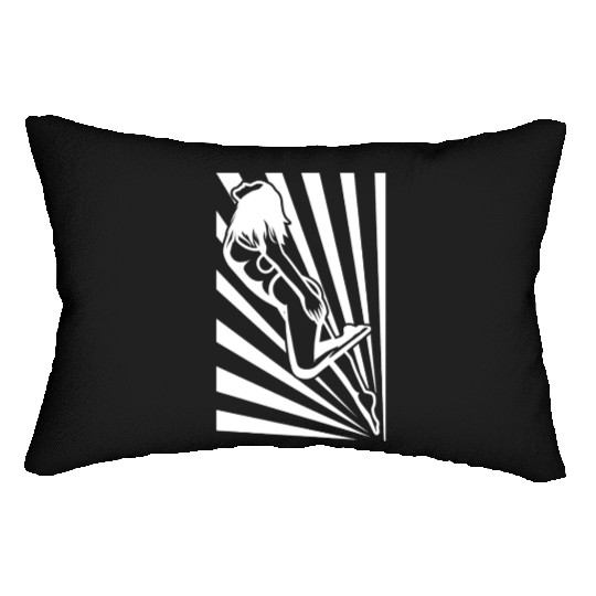 Funny Swim Girl Lumbar Pillows